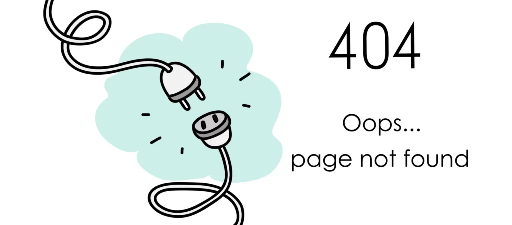 404 error Page not found