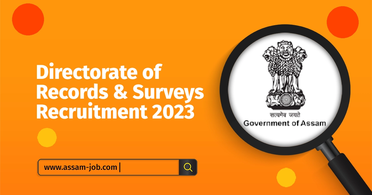 Directorate of Land Records & Surveys Recruitment 2023
