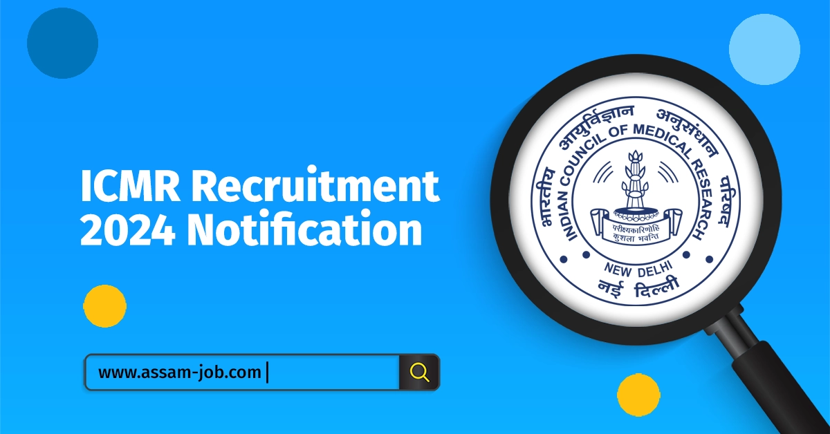 ICMR Recruitment 2024 Notification