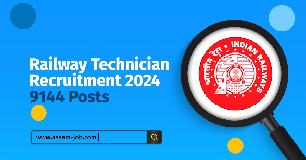 Railway Technician Recruitment 2024 | Apply Online 9144 Posts